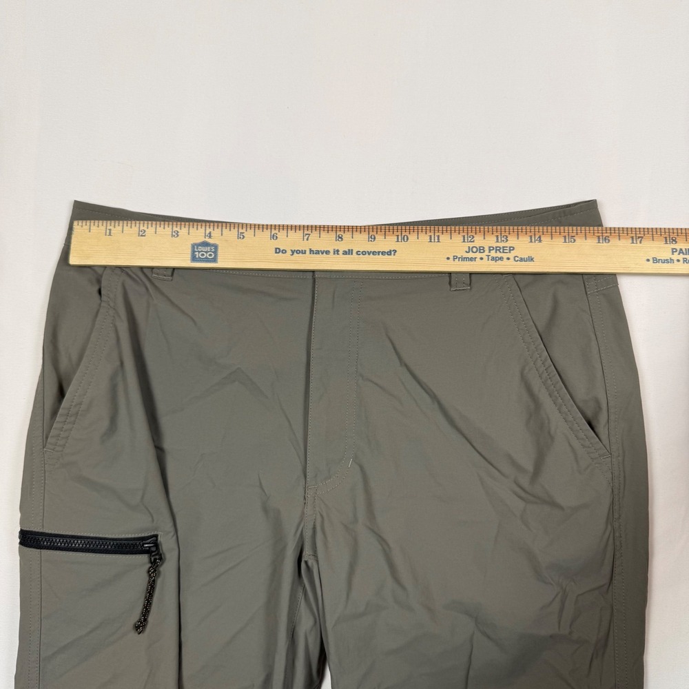 REI Co-op Mens Hiking Pants 32x30 Gray Straight Leg Cargo Pocket Outdoor Trek - Picture 9 of 12
